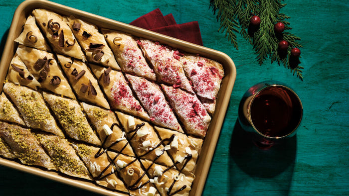 Sheet Pan Strawberry Thyme Baklava